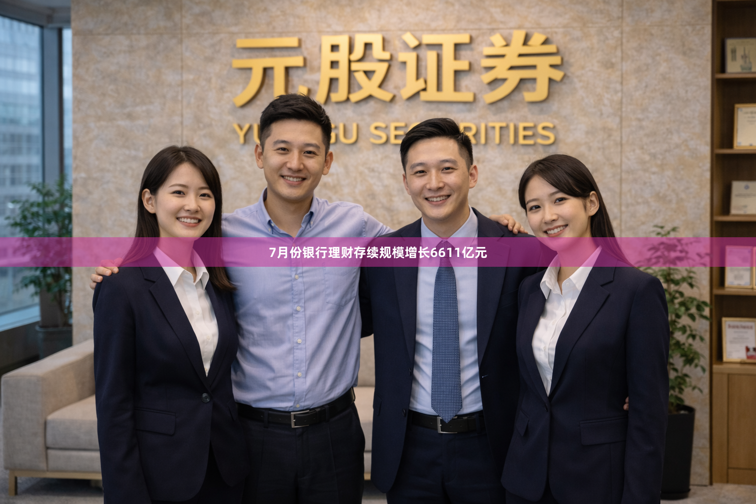7月份银行理财存续规模增长6611亿元