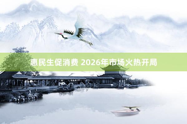 惠民生促消费 2026年市场火热开局