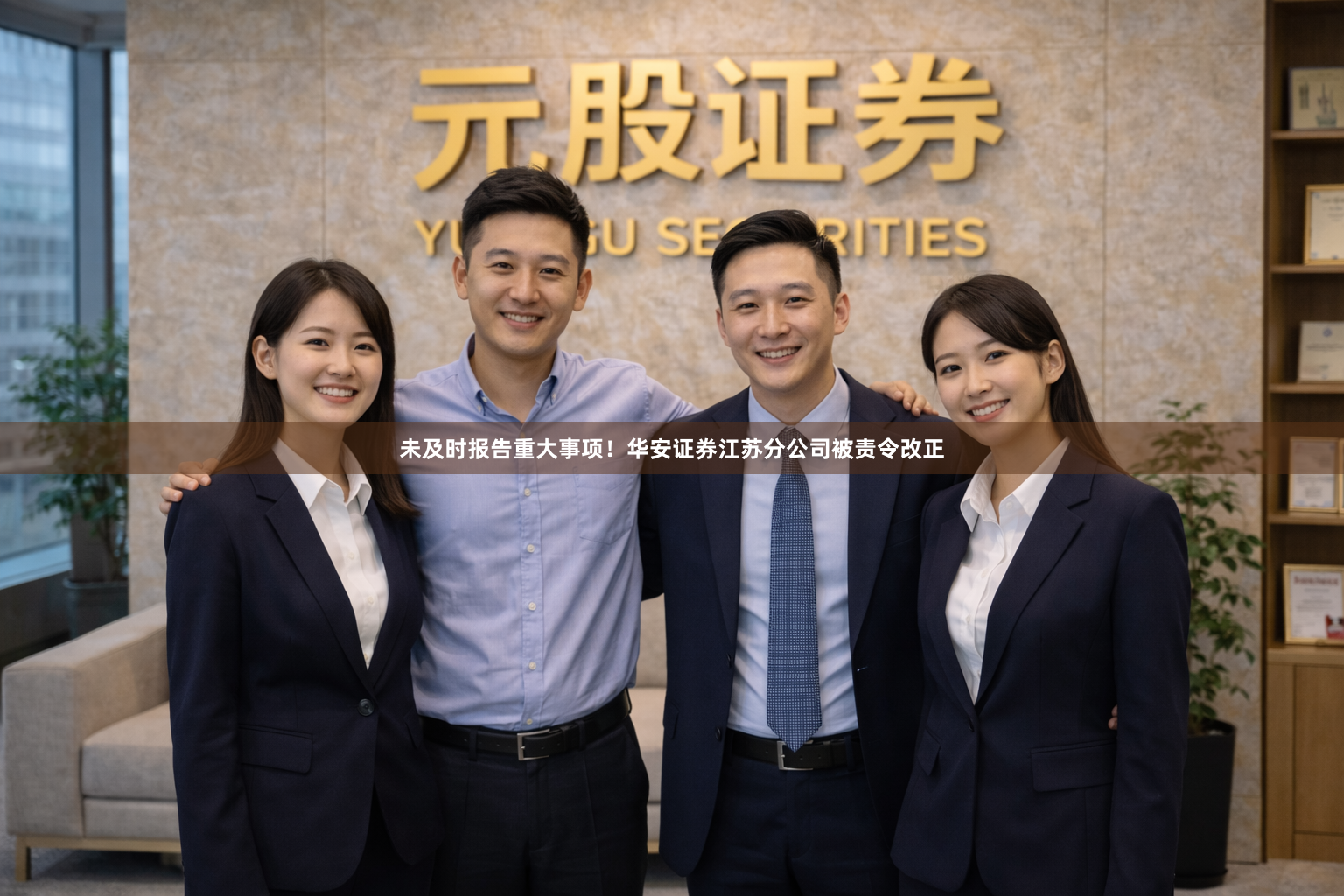 未及时报告重大事项！华安证券江苏分公司被责令改正